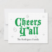 緑の応援のY'all写真 シーズンカード (正面)