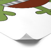 緑の怪物おっちょこちょいのを見つける ポスター (角)