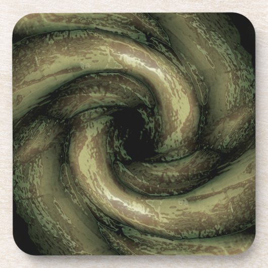 緑の怪物の触手 コースター (正面)