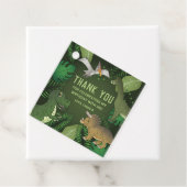 緑の恐竜たちに感謝を込めてお誕生日おめでとうパーティー フェイバータグ (インサイチュ)