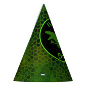 緑の恐竜の隠れハッピーバースデー! パーティーハット (左)