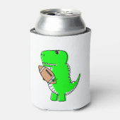 緑の恐竜、サッカーが大好き 缶クーラー (缶正面)