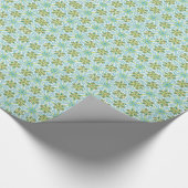 緑の恵みのギフトラップ ラッピングペーパー (角)