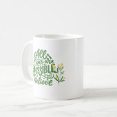 緑の意味引用文 コーヒーマグカップ (正面左)