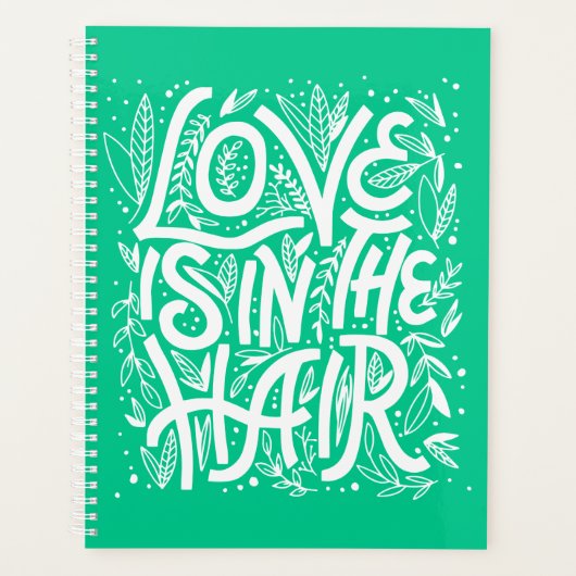 『緑の愛』 プランナー手帳 (正面)