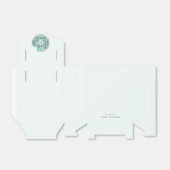 緑の感謝していドーナツ フェイバーボックス (折り畳みなし)