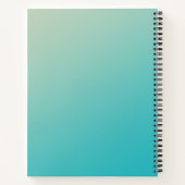 緑の感謝のジャーナル、魅力の法律 ノートブック (裏面)