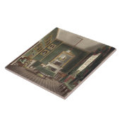 緑の戸棚、「HistからのBuckinghamの家、 タイル (側面)