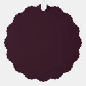 緑の手書きでハートで挨拶 オーナメントカード (裏面)