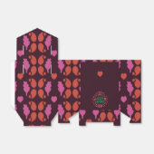 緑の手書きでハートで挨拶 フェイバーボックス (折り畳みなし)