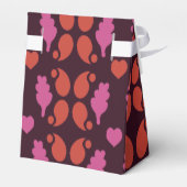 緑の手書きでハートで挨拶 フェイバーボックス (裏面サイド)