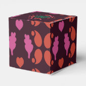 緑の手書きでハートで挨拶 フェイバーボックス (裏面サイド)