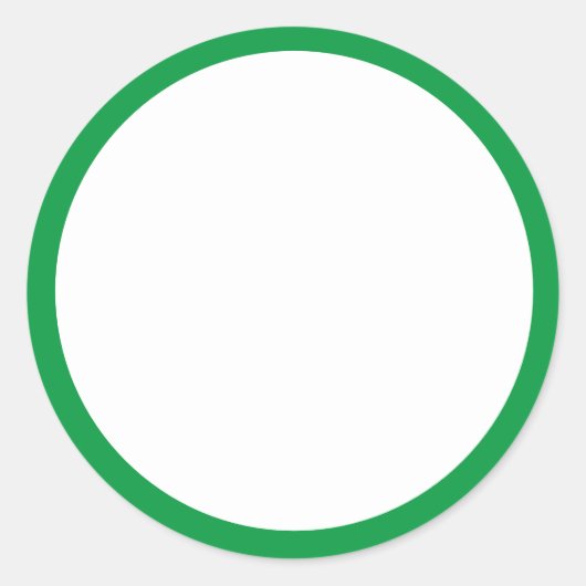 緑の承認 ラウンドシール (正面)