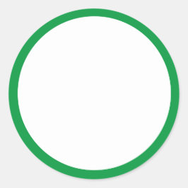 緑の承認 ラウンドシール