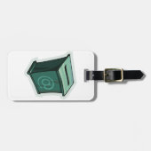 緑の投票ボックス ラゲッジタグ (正面横)