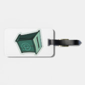 緑の投票ボックス ラゲッジタグ (裏面横)