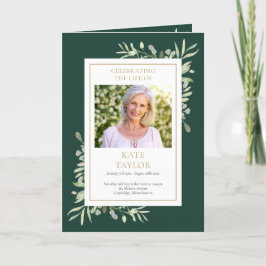 緑の折り畳み式葬祭令 プログラム