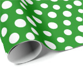 緑の折り返し紙 ラッピングペーパー (ロールコーナー)