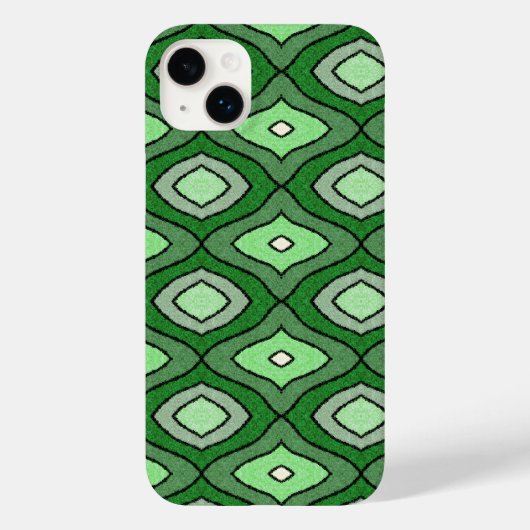 緑の抽象化されたCase-Mate iPhoneケース Case-Mate iPhoneケース (裏面)