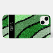 緑の抽象化されたCase-Mate iPhoneケース Case-Mate iPhoneケース (裏面 (横))