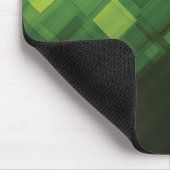 緑の抽象的な技術のデザイン マウスパッド (コーナー)