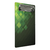 緑の抽象的な技術のデザイン ミニクリップボード (アングル)