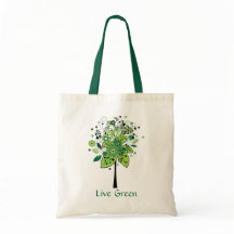 緑の抽象的な木