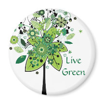 緑の抽象芸術ツリー