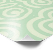 緑の抽象芸術パターン フォトプリント            (角)