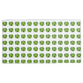 緑の抽象芸術パターン 枕カバー (正面右)