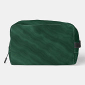 緑の抽象芸術大理石とカスタムイニシャル- ドップキット (裏面)