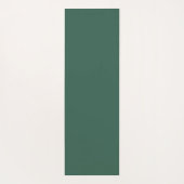 緑の抽象芸術山の波 ヨガマット (裏面)