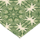 緑の抽象芸術植物性のトロピカルパ葉メ テーブルクロス (アングル)