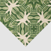 緑の抽象芸術植物性のトロピカルパ葉メ 薄葉紙 (詳細)