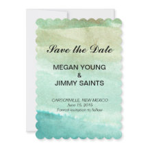 緑の抽象芸術水の色の保存日付