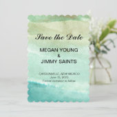 緑の抽象芸術水の色の保存日付 セーブザデート (スタンド正面)