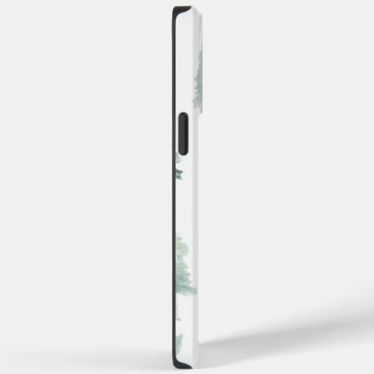 緑の抽象芸術水色の森のiPhoneケース Case-Mate iPhoneケース (裏面 / 右)