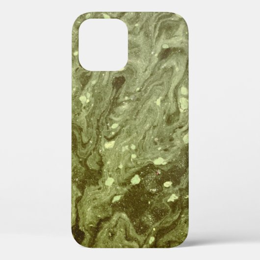 緑の抽象芸術絵画 Case-Mate iPhoneケース (裏面)
