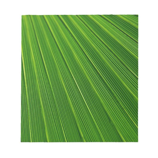 緑の抽象芸術背景 ノートパッド (正面)