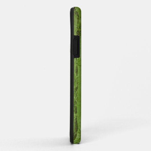 緑の抽象芸術花崗岩の石の大理石のパターン Case-Mate iPhoneケース (裏面/右)