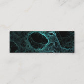 緑の抽象芸術 スキニー名刺 (裏面)