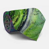 緑の抽象芸術 ネクタイ (ロール)