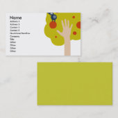 緑の指 名刺 (正面/裏面)