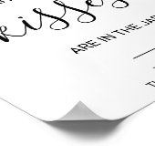 緑の推測どのように多くのキスブライダルシャワーゲームポー ポスター (角)