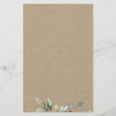 緑の推測ザドレスブライダルシャワーゲーム (裏面)