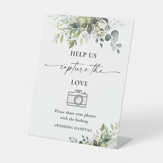 緑の救済我々は愛のサインを捉える 台座サイン (正面)