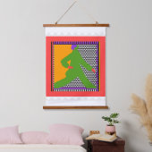 緑の散策姿 吊り下げ型タペストリー (寝室)