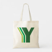 緑の文字Y トートバッグ (裏面)