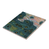 緑の斑点のある海ジャスパー タイル (側面)