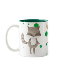 緑の斑点のかわいい森林創造物